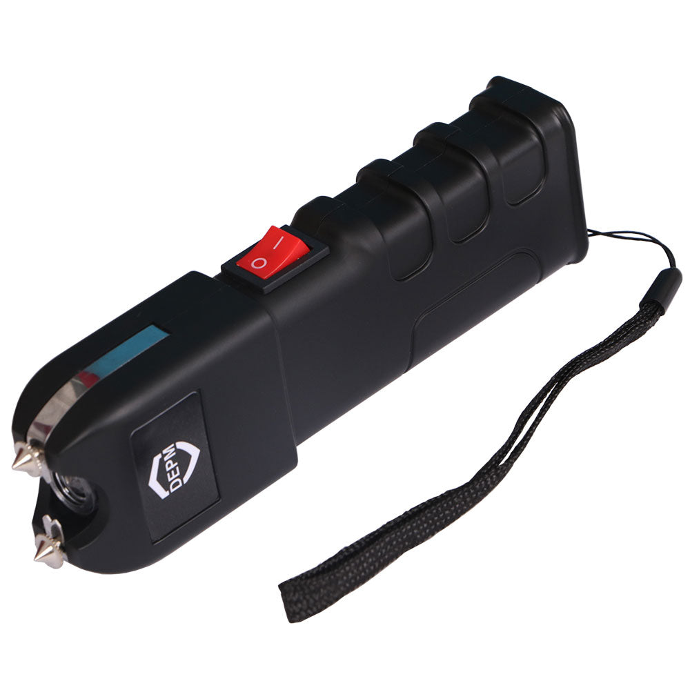 Stun Gun with Flashlight and AntiGrab Bar Technology, Billion Heavy D