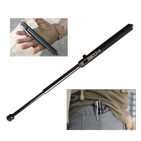 DEPM Portable Camlock Baton for Outdoor Exercise, 15.5 Inches - DEPM