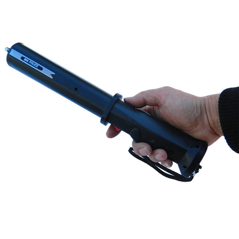 DEPM Bouncer Stun Baton 59 Billion Volt Rechargeable with Stun Gun w/Siren Alarm LED Flashlight & Safety Disable Pin - DEPM